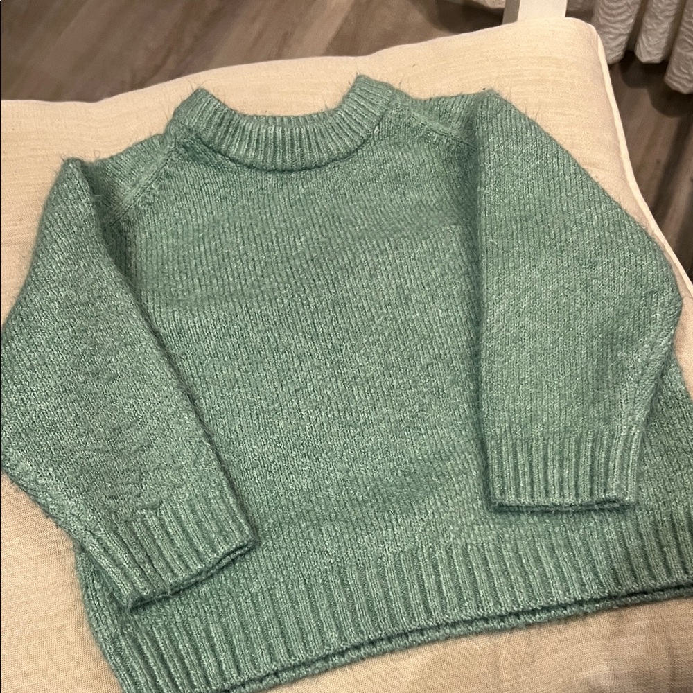 Zara Kids Green Sweater - Picture 4 of 5